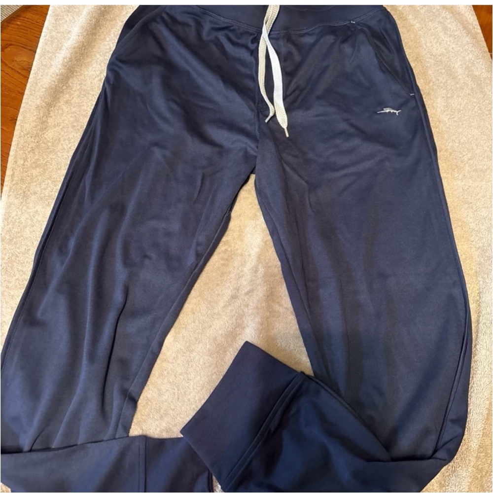 Tommy Bahama Dark Blue Joggers with Drawstring